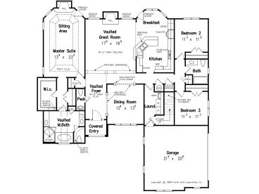 Floor Plan, 086H-0082
