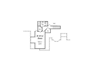 2nd Floor Plan, 061H-0136