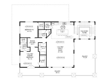 2nd Floor Plan, 062G-0391
