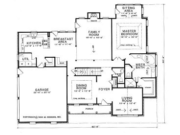 1st Floor Plan, 019H-0012
