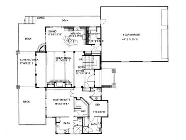 1st Floor Plan, 012H-0124