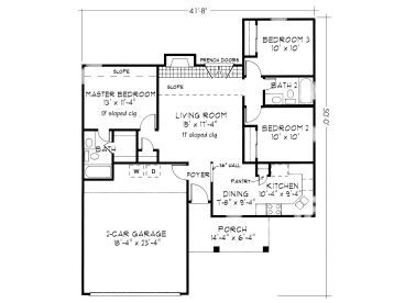 Floor Plan, 054H-0003