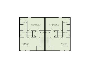 2nd Floor Plan, 025M-0104