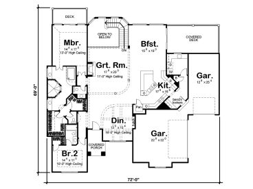 Floor Plan, 050H-0190