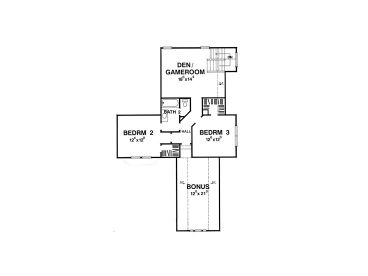 2nd Floor Plan, 036H-0024