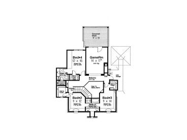 2nd Floor Plan, 002H-0140