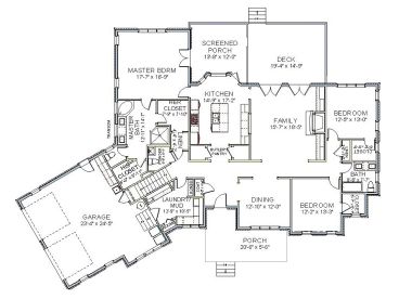 1st Floor Plan, 067H-0006