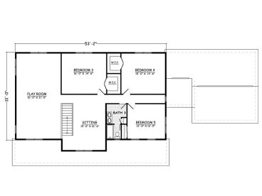 2nd Floor Plan, 078H-0057