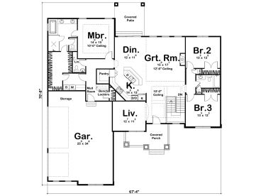 Floor Plan, 050H-0230