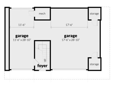 1st Floor Plan, 052G-0030