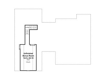 2nd Floor Plan, 001H-0149