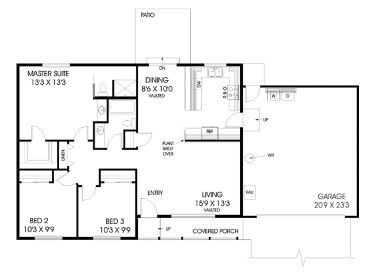 Floor Plan, 013H-0062