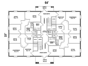 1st Floor Plan, 006C-0050