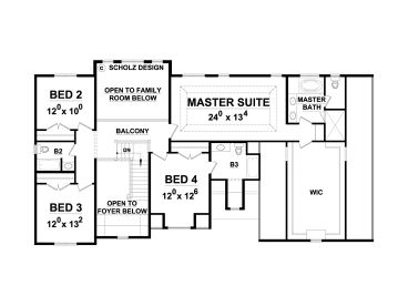 2nd Floor Plan, 031H-0262