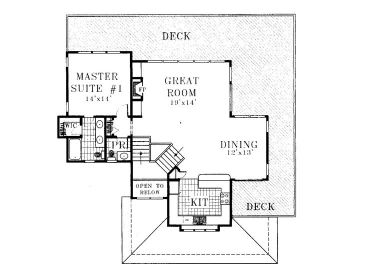 2nd Floor Plan, 041H-0017