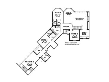 2nd Floor Plan, 031H-0288