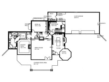 1st Floor Plan, 012H-0140