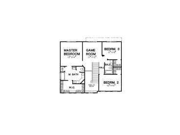 2nd Floor Plan, 036H-0052