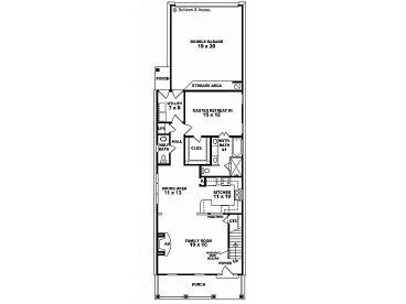 1st Floor Plan, 006H-0012