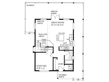 1st Floor Plan, 010H-0027