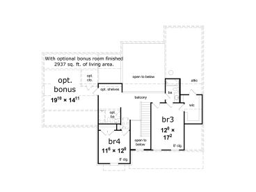 2nd Floor Plan, 061H-0178