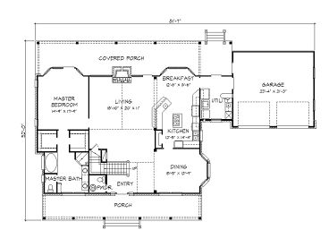 1st Floor Plan, 008H-0038