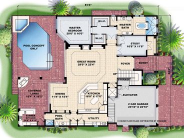 1st Floor Plan, 040H-0101