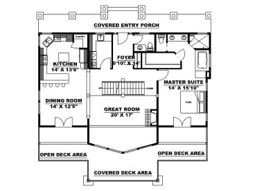 1st Floor Plan, 012H-0329
