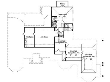 2nd Floor Plan, 043H-0197