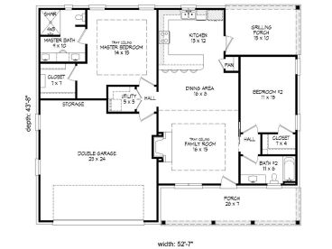 Floor Plan, 062H-0179