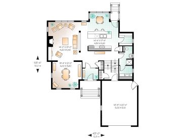 1st Floor Plan, 027H-0161