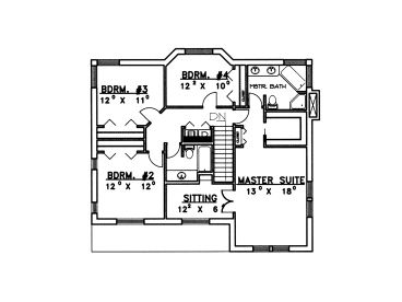 2nd Floor Plan, 012H-0003
