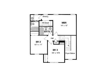 2nd Floor Plan, 014H-0037