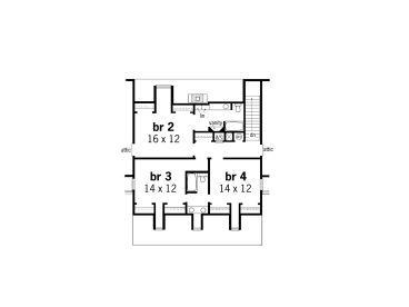 2nd Floor Plan, 021H-0169