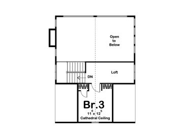 2nd Floor Plan, 050H-0154