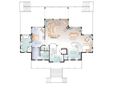 1st Floor Plan, 027H-0392