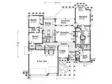 1st Floor Plan, 002H-0024