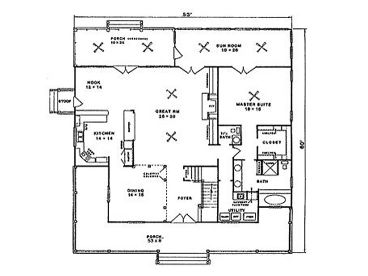 1st Floor Plan, 004H-0089