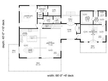 1st Floor Plan, 062H-0477