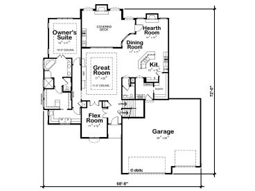 1st Floor Plan, 031H-0260