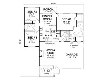 Floor Plan, 059H-0176