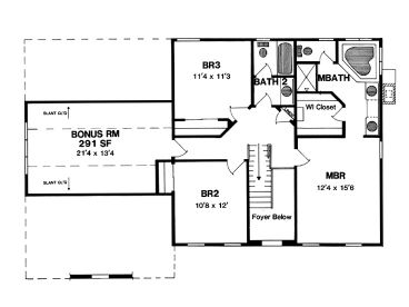 2nd Floor Plan, 014H-0052