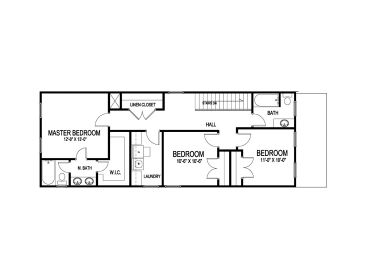 2nd Floor Plan, 058H-0065