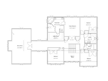 2nd Floor Plan, 065H-0036