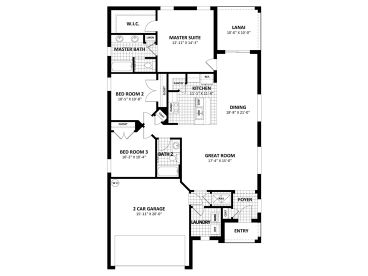 Floor Plan, 064H-0154