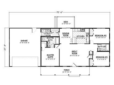 Floor Plan, 078H-0066