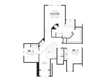 2nd Floor Plan, 034H-0348