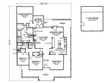 Floor Plan, 054H-0035