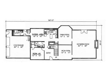 1st Floor Plan, 012H-0109