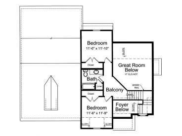 2nd Floor Plan, 046H-0067